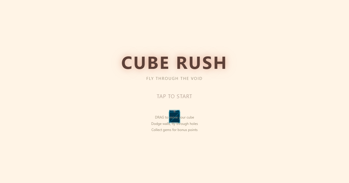 Cube Rush gameplay