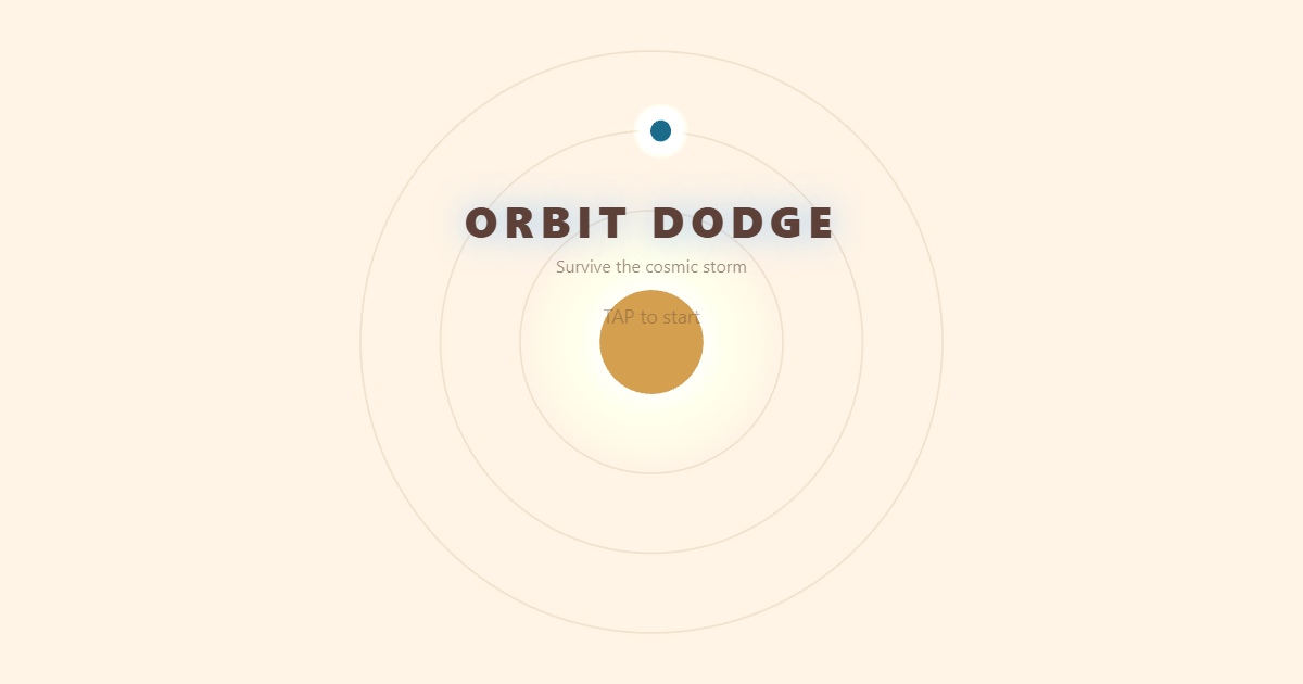 Orbit Dodge gameplay
